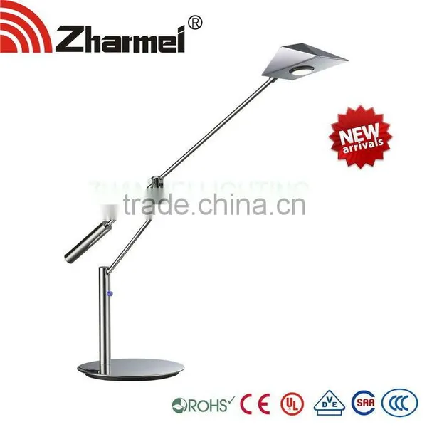 Modern Adjustable Stainless Steel LED Table Lamp photo-2