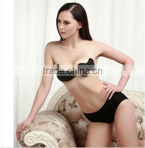 Wholesale Hot Selling Push Up Invisible Silicone Strapless Bra
