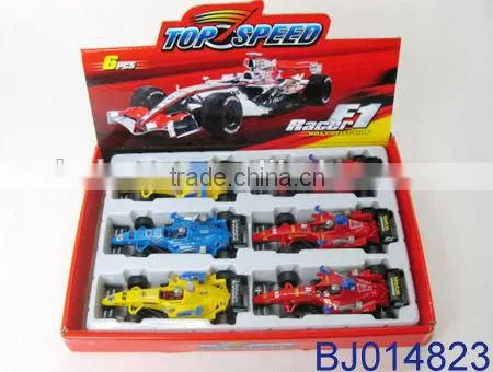8pcs Small Pull Back Die Cast Farmer Truck Toy photo-5