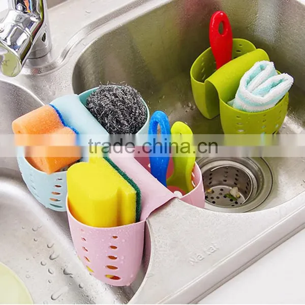 Manufacture Supply Free Sample Avaible PVC Hanging Kitchen Sponge Holder photo-2