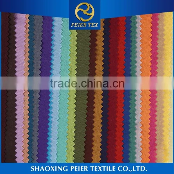 Textile Supplier Multi Color Smooth Shrink Resistance Poly Pongee Fabric photo-3
