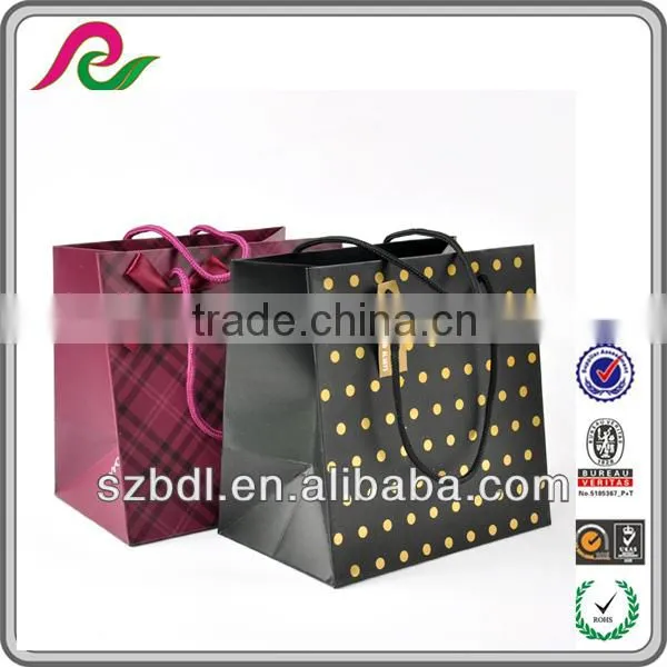 Customized Printed Bag Promotion Pink Paper Bag for Shopping photo-3