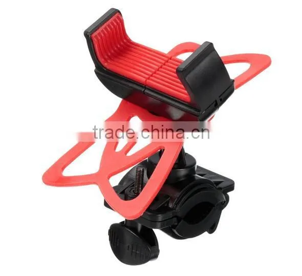Universal Motorcycle Bicycle Handlebar Mount Holder Band Bike Phone Holder For Cell Phone photo-2