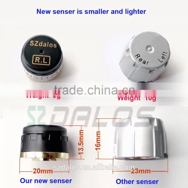 Hot Selling CE Certification Car Solar Power TPMS < 100 Psi Max Pressure and Digital Type TPMS photo-4