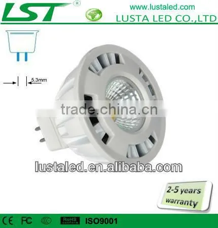 MR16 LED Bulb GX5,3 Socket, G5.3 Bulb 1x3W COB LED Bulb MR16