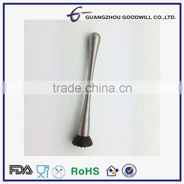 Stainless Steel Muddler + Rubber Base photo-2
