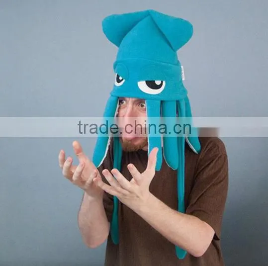 Innovative Plush Squid Hat for Sale