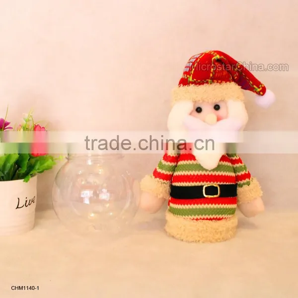 Christmas Santa Snowman Candy Bottle Santa Claus Snowman Deer Toy Fancy and Jars photo-2