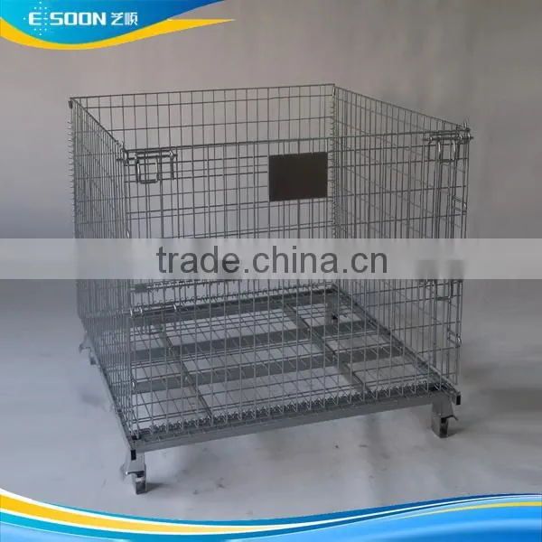 Metal Wire Weld Mesh Panel Storage Container photo-5