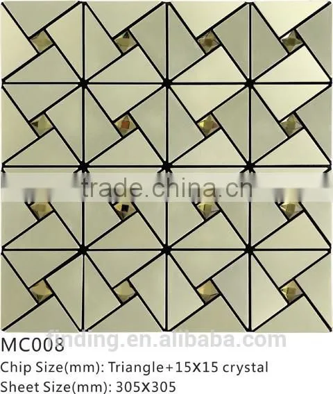 Best Quality Decoration Panel Aluminium Mosaic Tile MC001 photo-6