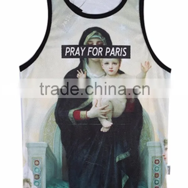 2016 Hot Sale New Arrival Printed Box Lacrosse Jerseys/vest photo-6