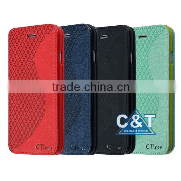 C&T S Pattern PU Leather Wallet Type Magnet Design Flip Stand Case for Nokia Lumia 730 photo-3