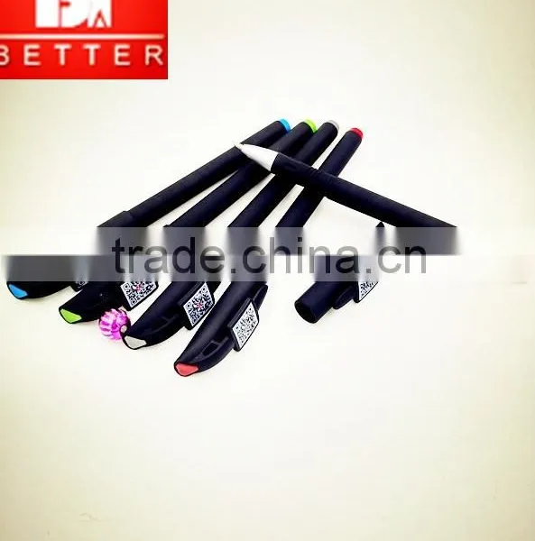 2016 Chinese New Arrival Plastic Gel Pen With Logo photo-2