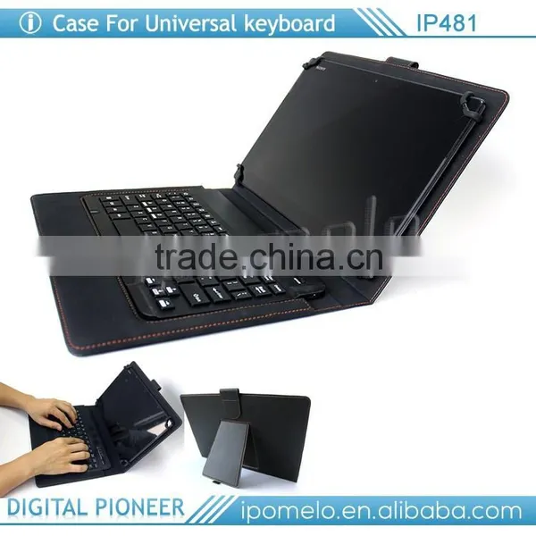China Top Ten Selling Products Universal Leather Keyboard Case for 9-10.1 Inch Tablet photo-2
