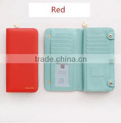 2017 New Arrivals Brand Lady Wallet , Colorful and Fashion Multifunction pu Leather Women Wallet With 72 Card Slots . photo-5