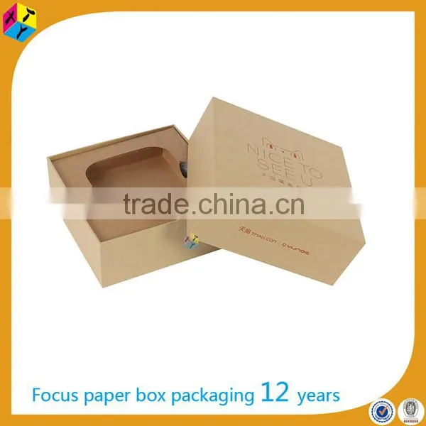 Recycled Paper Small Brown Box With Lid photo-3