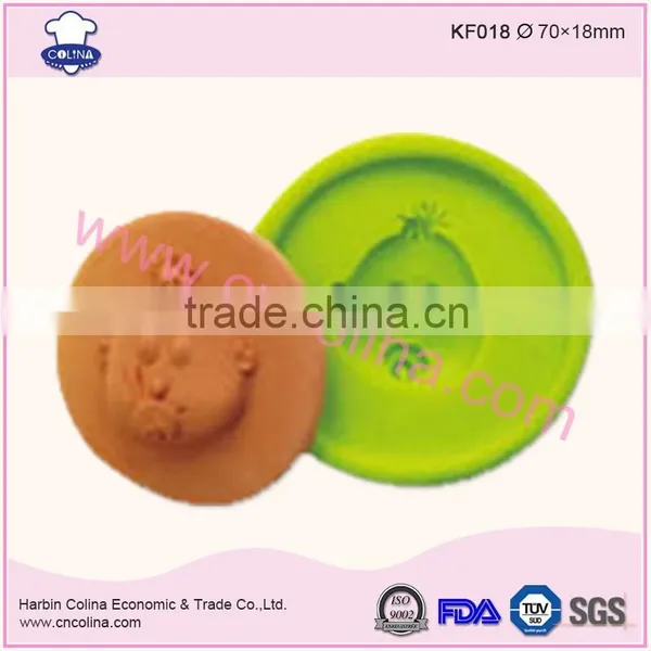 Cupcake Decorating Sugar Paste Baby Face Fondant Silicone Mold