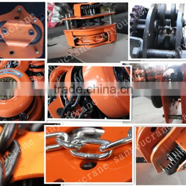 Manual Chain Hoist 1T/3M6M HSZ Manual Hoist photo-3