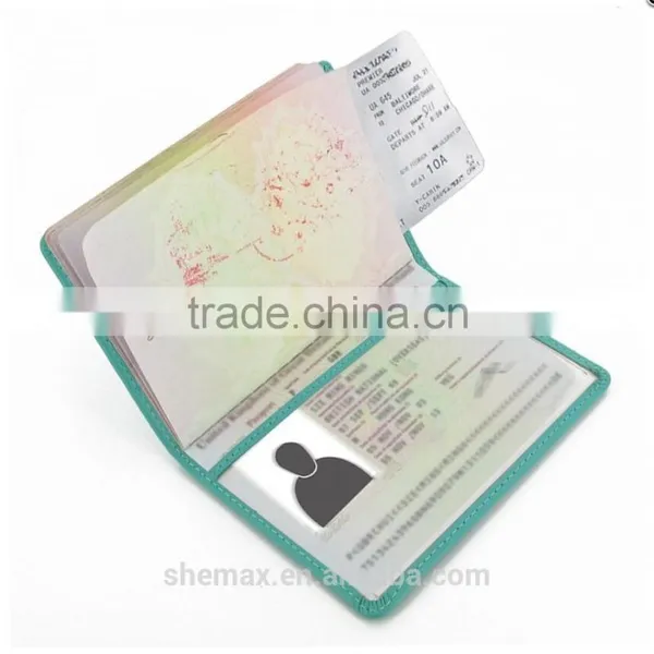 Russian Passport Holder Travel Wallet (Aqua) photo-2
