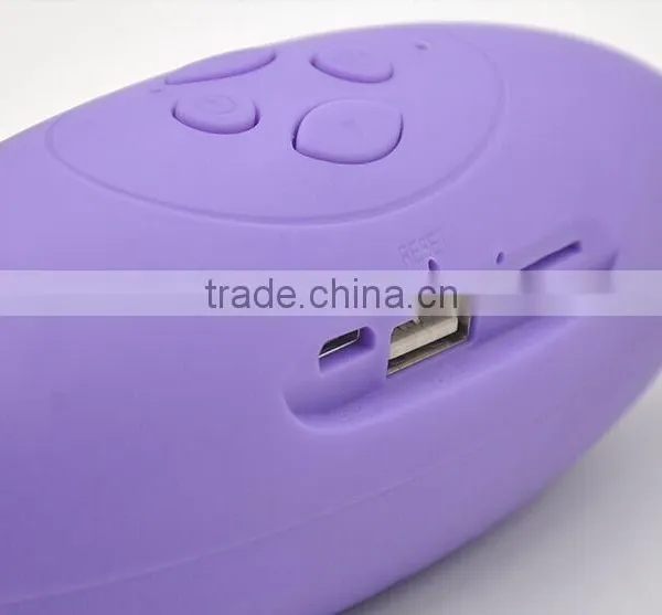 Hot Sale LEDFlashing Light Rugby Shape Portable Mini Bluetooth Speaker photo-2