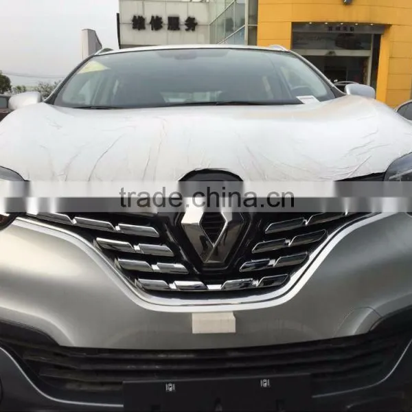 Front Center Grill Grid Grille Cover Trim ABS Chrome 7 Pcs For KADJAR Car Accessories 2016 photo-2