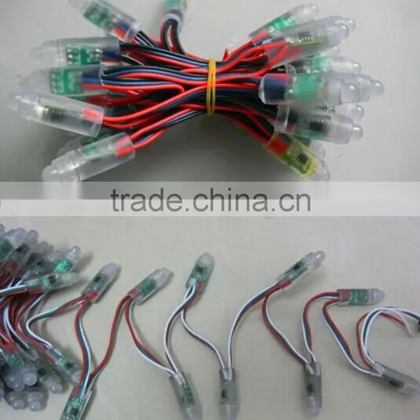 DC5V IP65 Waterproof 12mm IC1908 RGB LED Pixel String Light photo-6