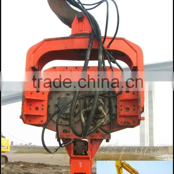 MAXWAY Hydraulic High Frequency Vibratory Pile Driving Machine, Pile Drawer Machine , H Steel Sheet Pile Machine , Model: DZJ250 photo-6