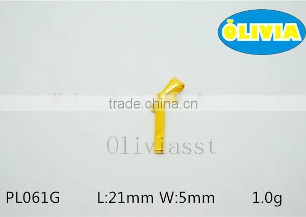 Olivia Wholesale High Quality 2016 Fashion 304 Stainless Steel 0-9 Lucky Number 1 Pendant New Year Gift
