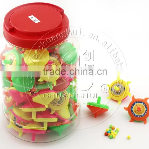 Chinese Toys Peg-Top Toy With Candy In Jar photo-2