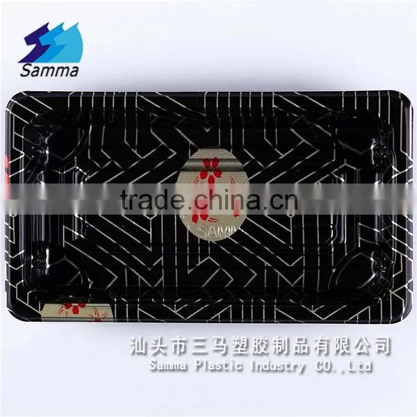 SM1-1100B Plastic Mini Sushi Tray Sushi Box Disposable photo-5
