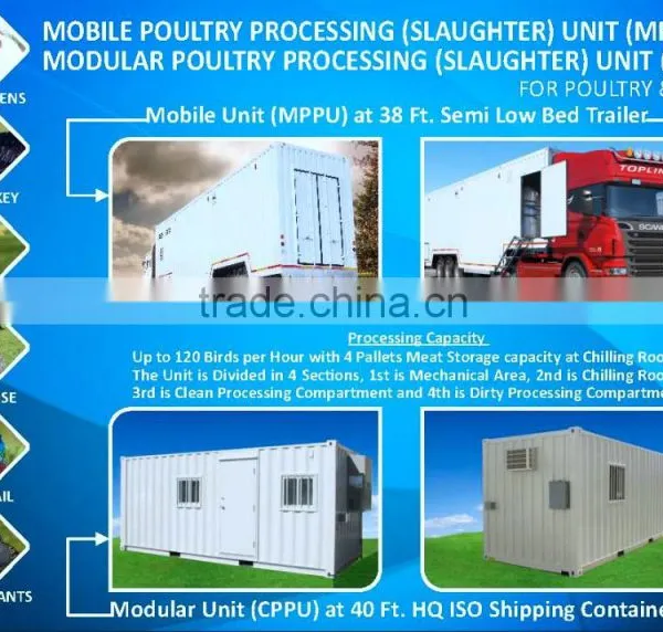 MOBILE POULTRY PROCESSING (SLAUGHTER) UNIT