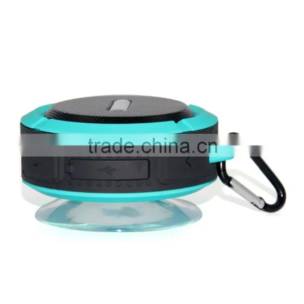 Hot Sales!Wireless Bluetooth 3.0 Waterproof Outdoor / Shower Speaker, With 5W Speaker/Suction Cup/Mic/Hands-Free Speakerphone photo-3