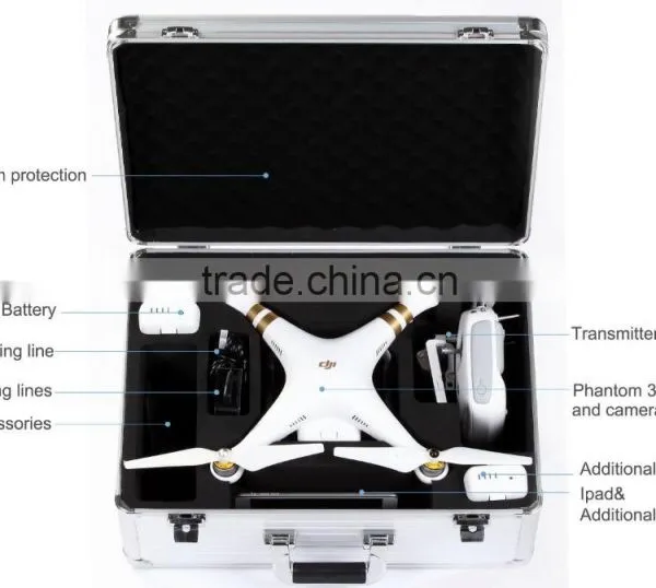 NEW DJI Phantom 3 HardCase Designed to Fit the Phantom 3 Professional, Advanced, and Standard Edition Drone's DJI PHANTOM 3, Fit photo-2
