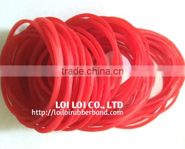 Transparent Green Color Rubber Band Manufacture / Round Rubber Band Elastic Cheap Price Wholesale photo-5
