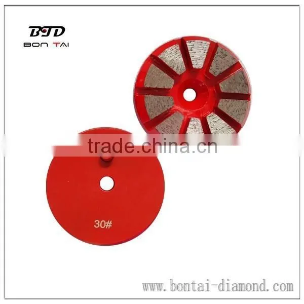 3"10-Seg Metal Bond Diamond Grinding Pads Concrete Floor Surface Prep Metals photo-3