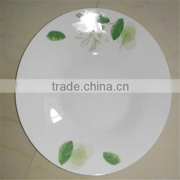 Linyi Factory 9"white Soup Plate Porcelain Wholsale Deep Plate photo-3