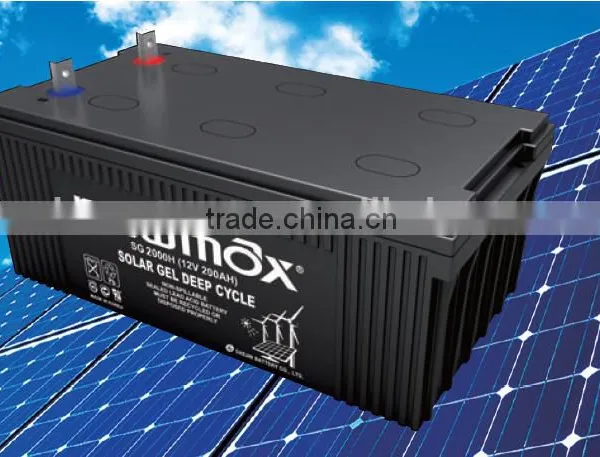 Newmax 12V 200Ah Solar Gel Battery- Deep Cycle Solimax SG2000H photo-2