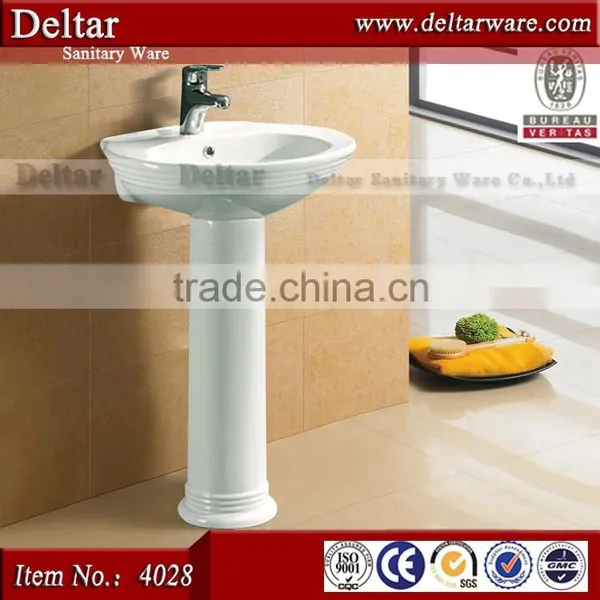 Chaozhou Toilet Factory Direct Ceramic Pedestal Wash Basin photo-4