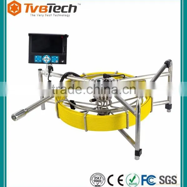 Sewer Video Drain Pipe Cleaner Snake Inspection Camera 100' Color Camera For Sewer Drain Line photo-2