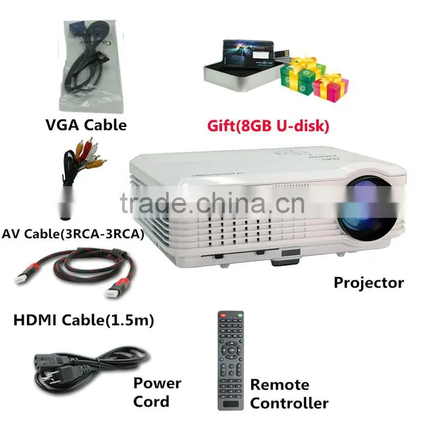 Android Projector 4500 Lumens Led Lamp Wifi Projector photo-4