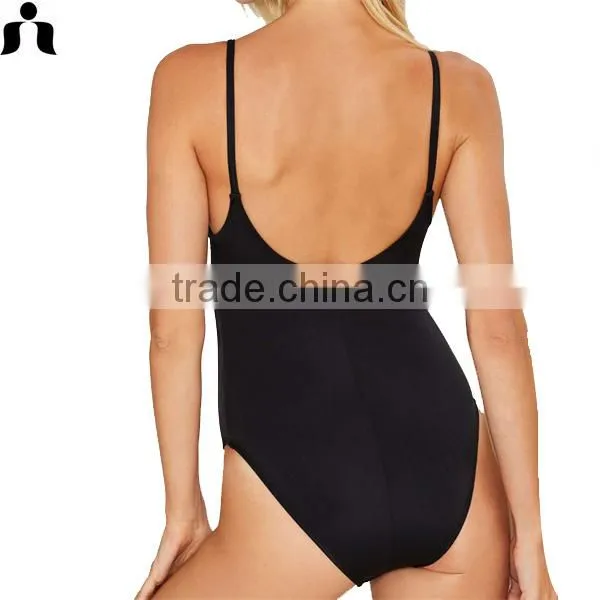 One Piece Swim Suit Custom Swimwear Women OEM photo-3