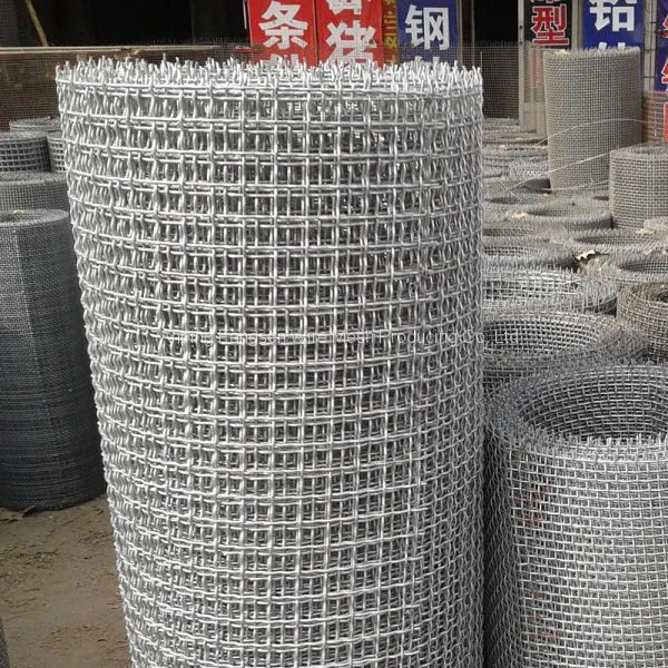 Galvanized Square Hole Double Crimped Wire Mesh photo-2