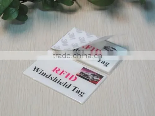 Passive Rewritable RFID Barcode Labeller HF/ UHF RFID Windshield Tags for Traffic Management photo-4