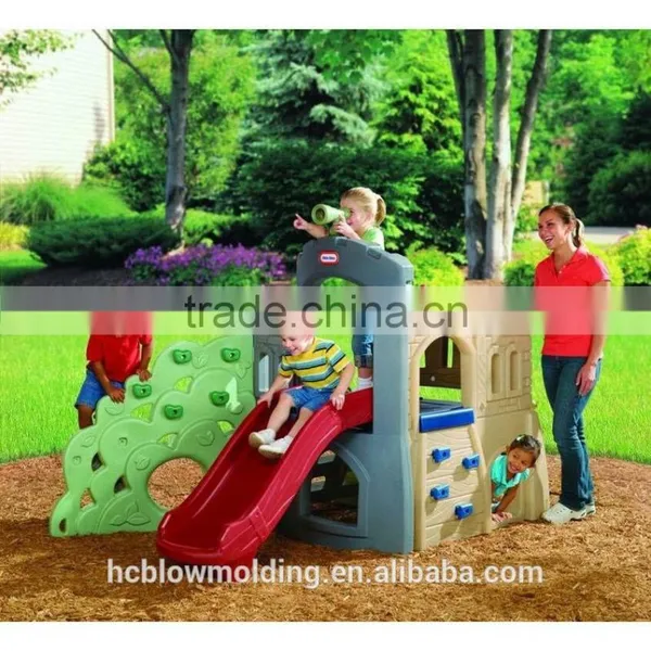 Slide for Children,slide, Small House, Plastic Slide and Swing Toys photo-2