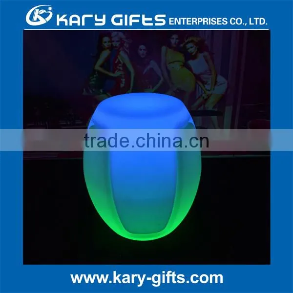 Unique Triangle Shape Led Stools Triangle Bar Stool With Rgb Led Light photo-2