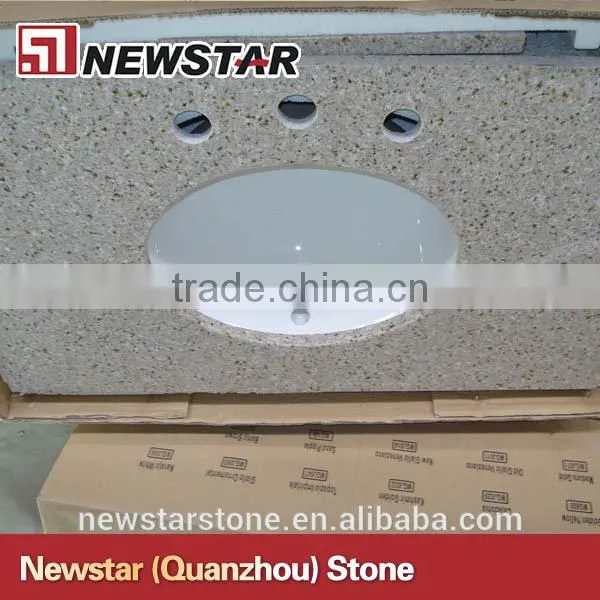 World Granite Hotel Bathroom Vanity Top photo-5