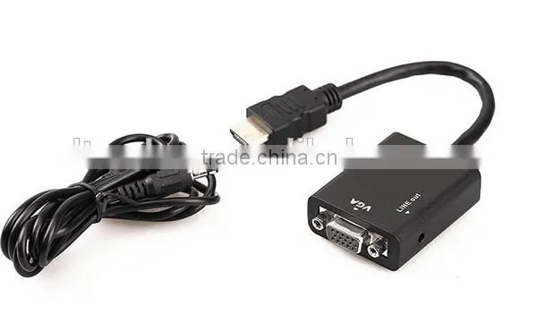 hd mi to Vga With Audio Output Cable photo-2
