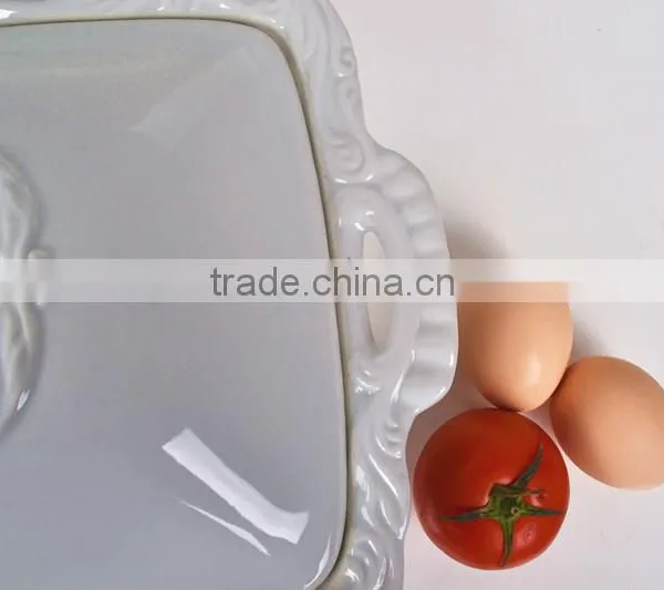 14.5" Square Durable Ceramic Comal photo-2