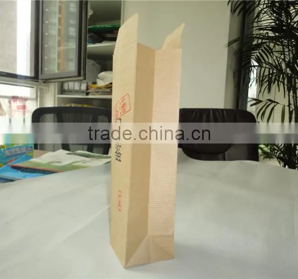 2016 World Modern Kraft Thread Paper Wine Bottle Paper Bags With or Without Handles photo-3