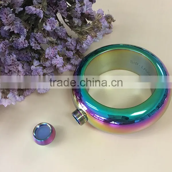 Stainless Steel Rainbow Bracelet Flask photo-3
